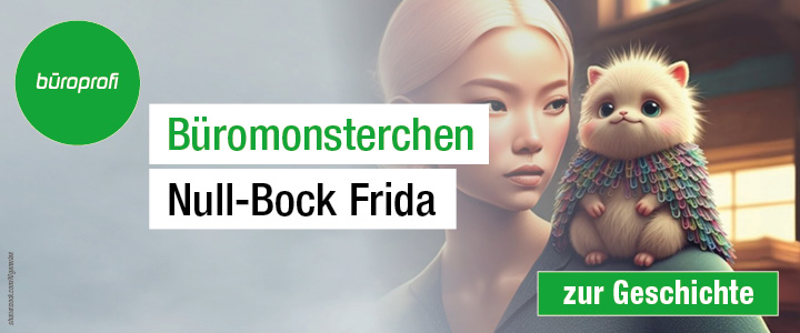 Bild Büromonsterchen Frida Lustlos - Null-Bock Frida